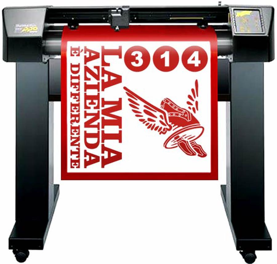 Scritte prespaziate autoadesive – plotter da intaglio